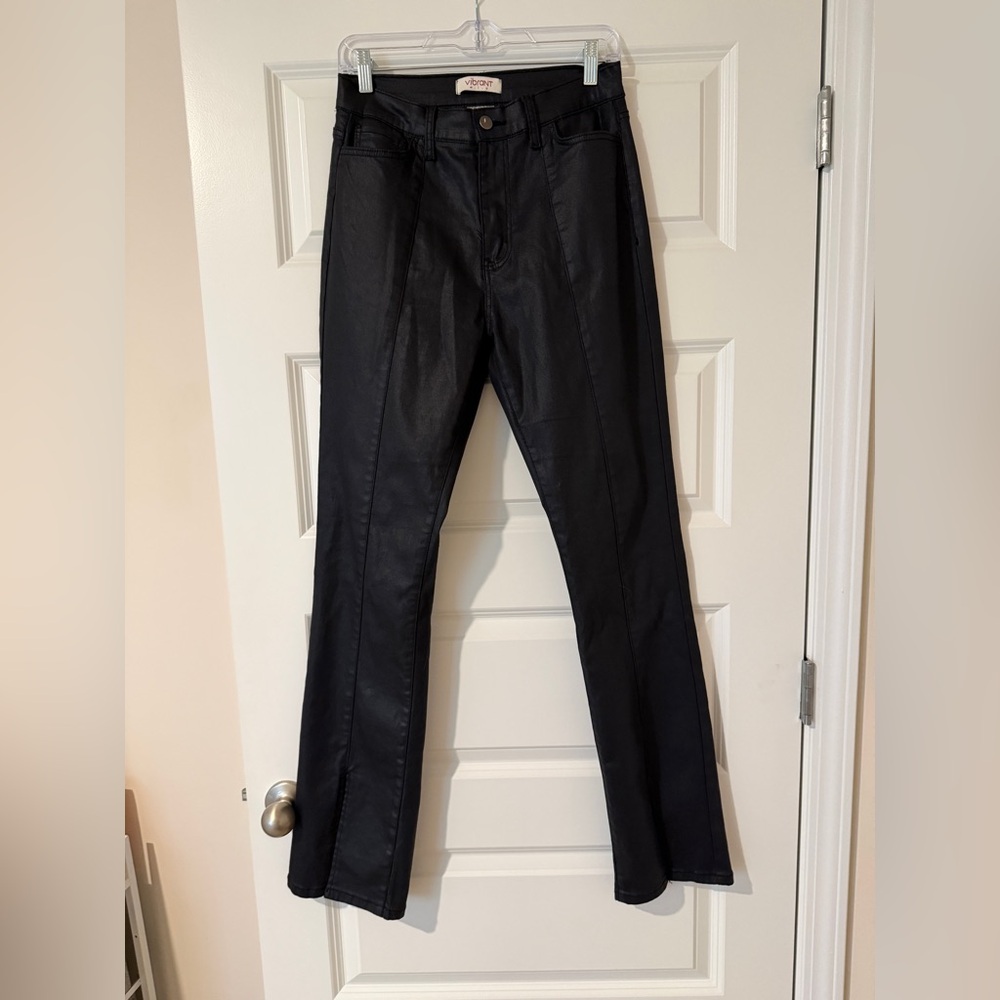 Vibrant Dark Denim Trousers